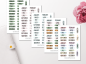 Preview: Skript Sticker Monate, Jahreszeiten